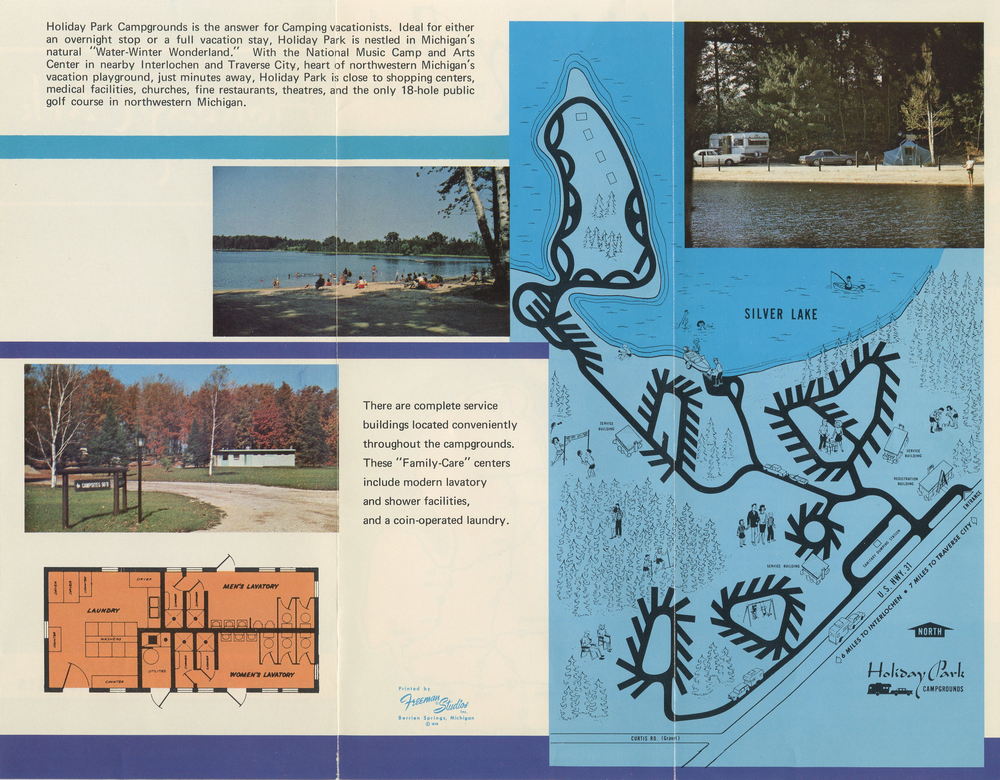 Holiday Park Campground - Vintage Flyer
